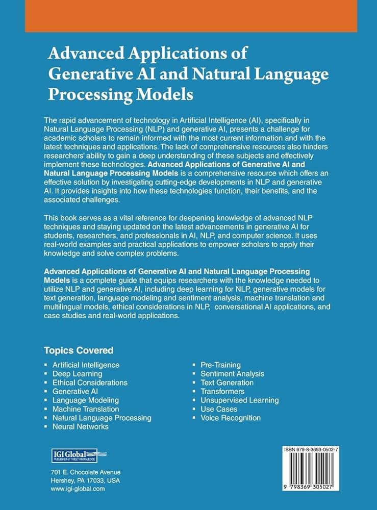 Advanced Applications of Generative Ai and Natural Language ...
