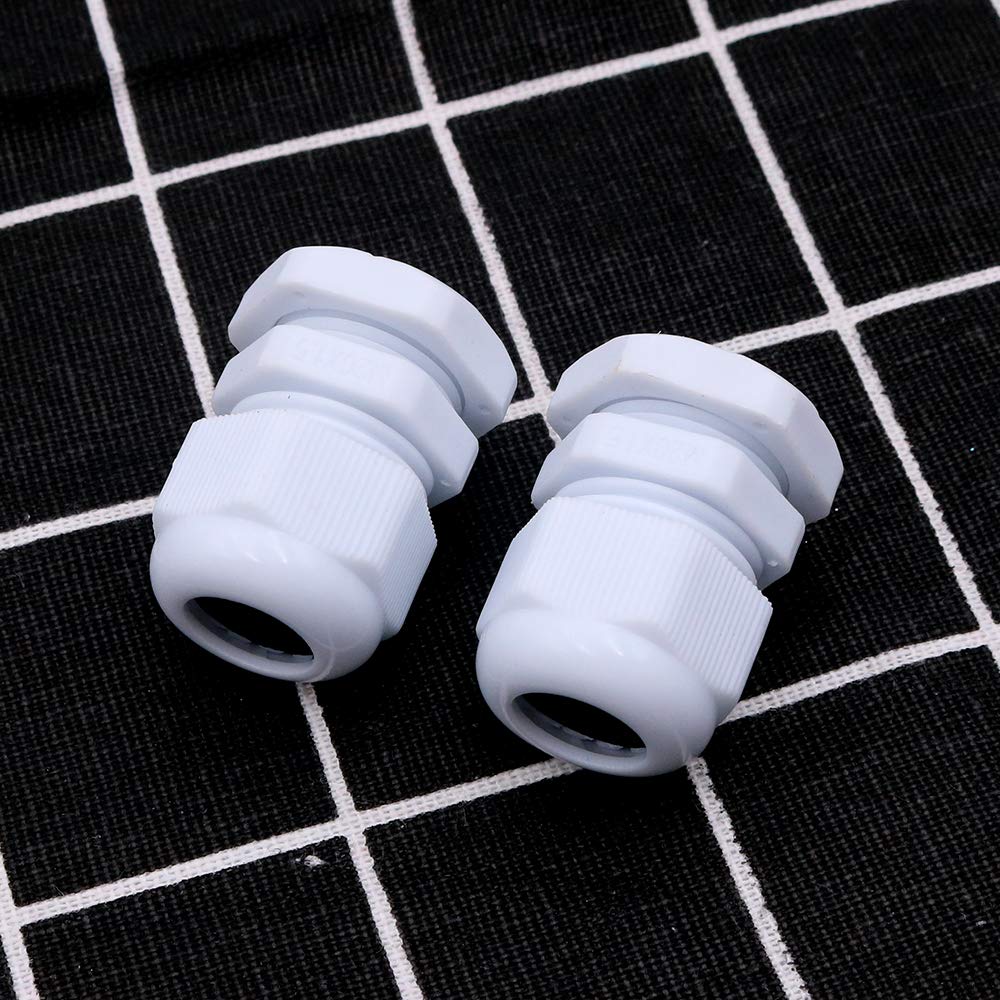Namvo Lot de 100 presse-étoupes étanches IP68 réglables en nylon M20 x 1,5