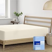 Vista 8 de THREAD SPREAD Sábanas Bajeras de 100% Algodón Tamaño Individual Paquete de 2 - 400 Número de Hilos 16" Bolsillo Profundo Sábana Bajera