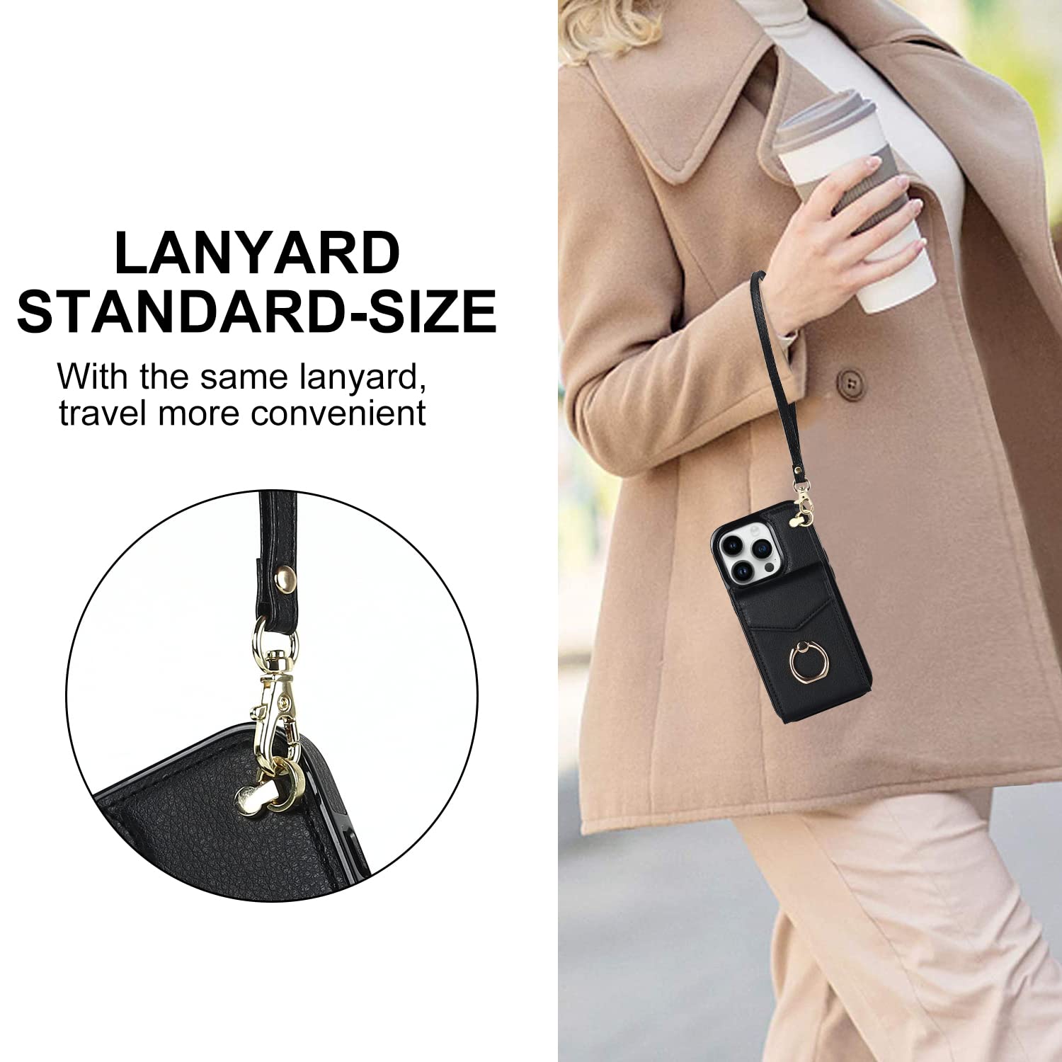 ZCDAYE Custodia a portafoglio per iPhone 15 Pro Max, iPhone 15 Pro Max