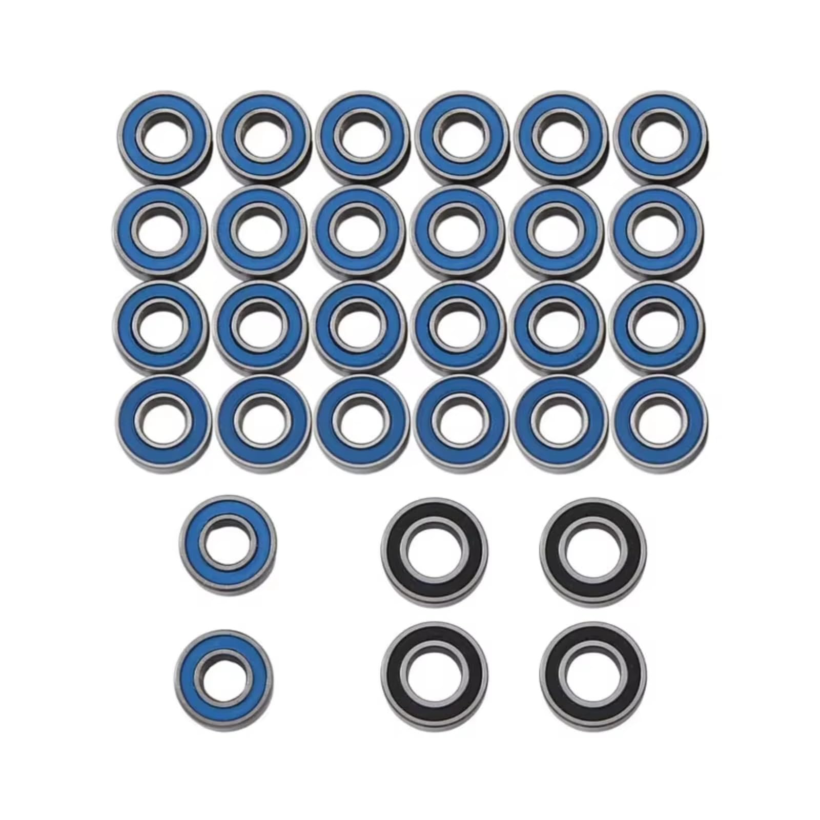 YONMFRDS For Tamiya Grand Knight For King For Hauler 1/14 RC Car 30Pcs Sealed Bearing Kit Truck Tractor Trailer Semi Upgrade Parts RC Car Parts