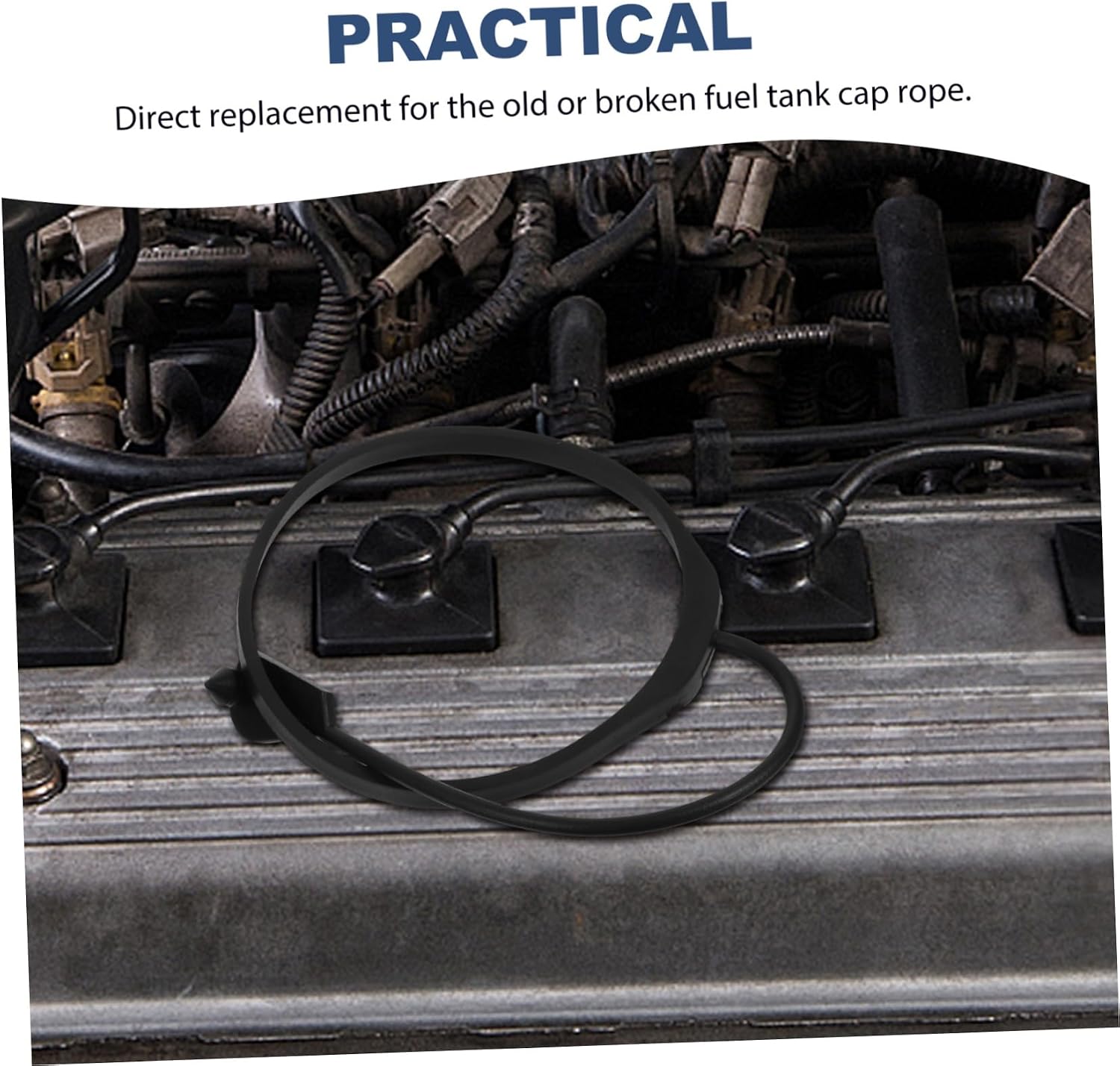 Fuel Tank Cap Rope Replacement for Gas Cap Lanyard Easy Install High Strength