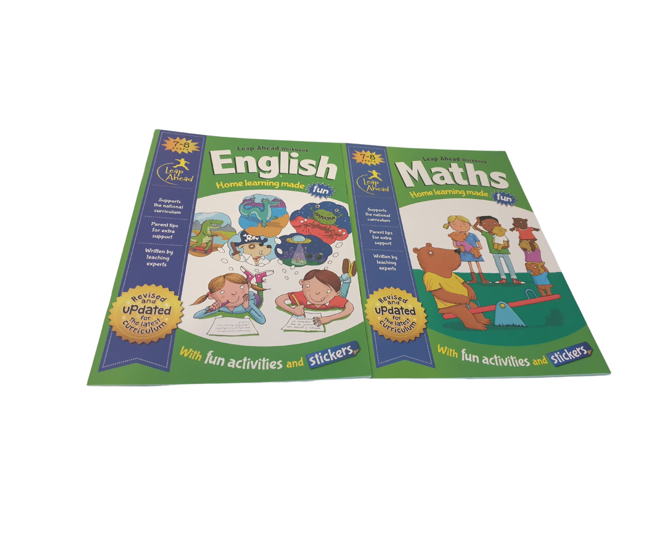 KS2 Literacy Numeracy Workbook Bundle Leap Ahead Maths & English Workbooks - 4-Book Bundle For Ages 7-9 Years Leap Ahead Maths English Workbook Bundle Age 7-9 Years - Foto 8