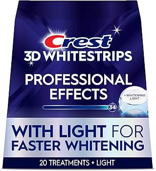Amazon.com: Crest 3D Whitestrips Professional Effects + LED Light Amazon.com: Crest 3D Whitestrips Professional Effects + LED Light