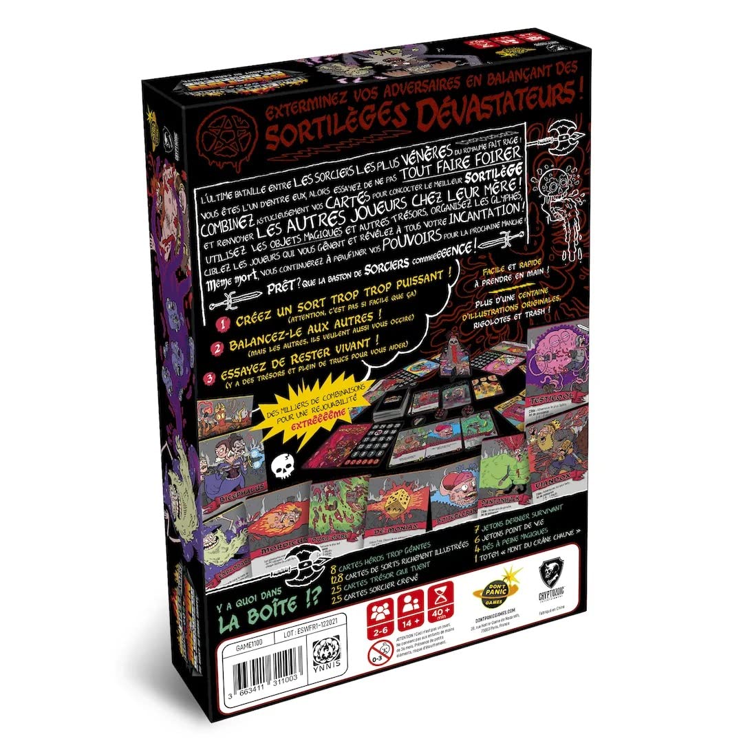 Don't Panic Games - Epic Spell Wars : Baston de Sorciers au Mont du Crâne Chauve - Version Française