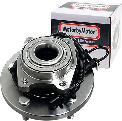 Miniatura 17 de MotorbyMotor 515177 Conjunto de cojinete de rueda delantera y cubo 4WD con 6 lengüetas para Ford F-150 2018-2020 (excluye Raptor) Conjunto