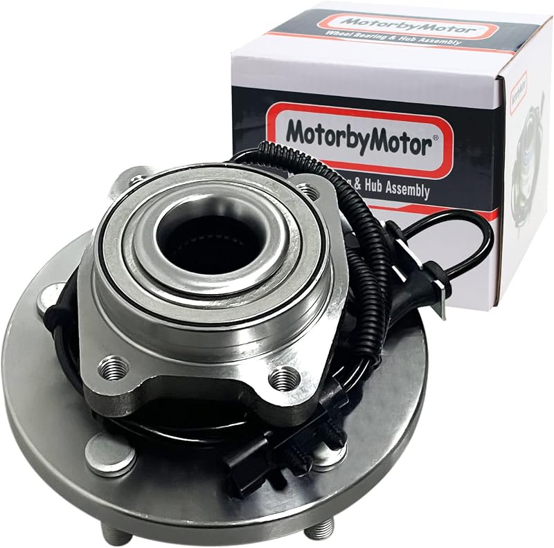 Cubo e rolamento de roda dianteira MotorbyMotor 513273 com ABS para Dodge Grand Caravan – 1 unidade