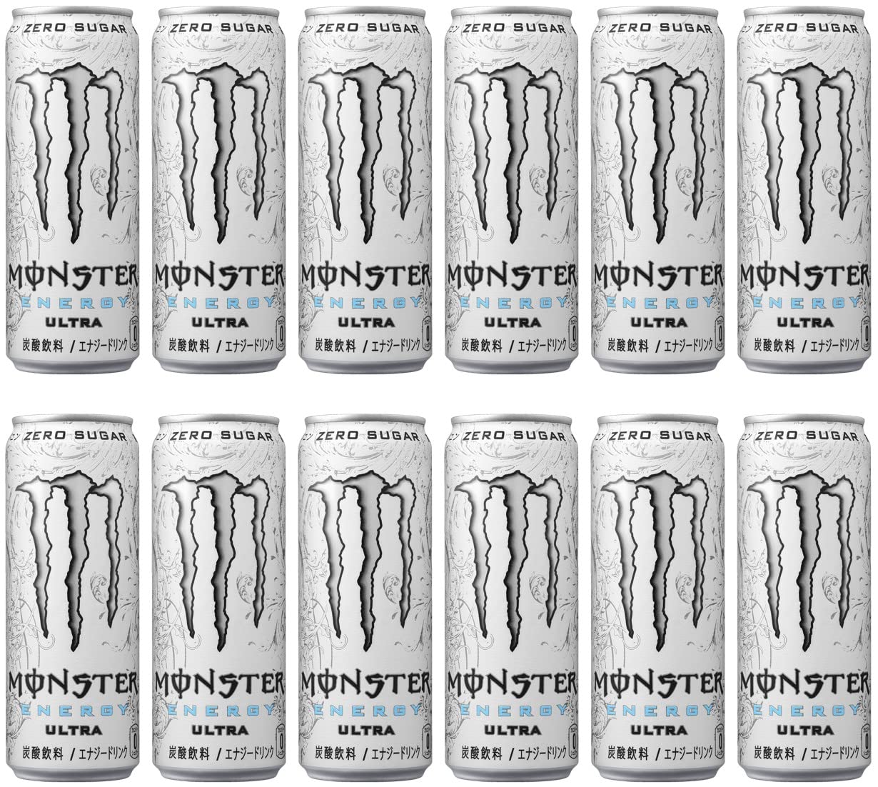Monster Asahi Beverage Ultra Can, 12.0 fl oz (355 ml) x 12 Bottles (Energy Drink)