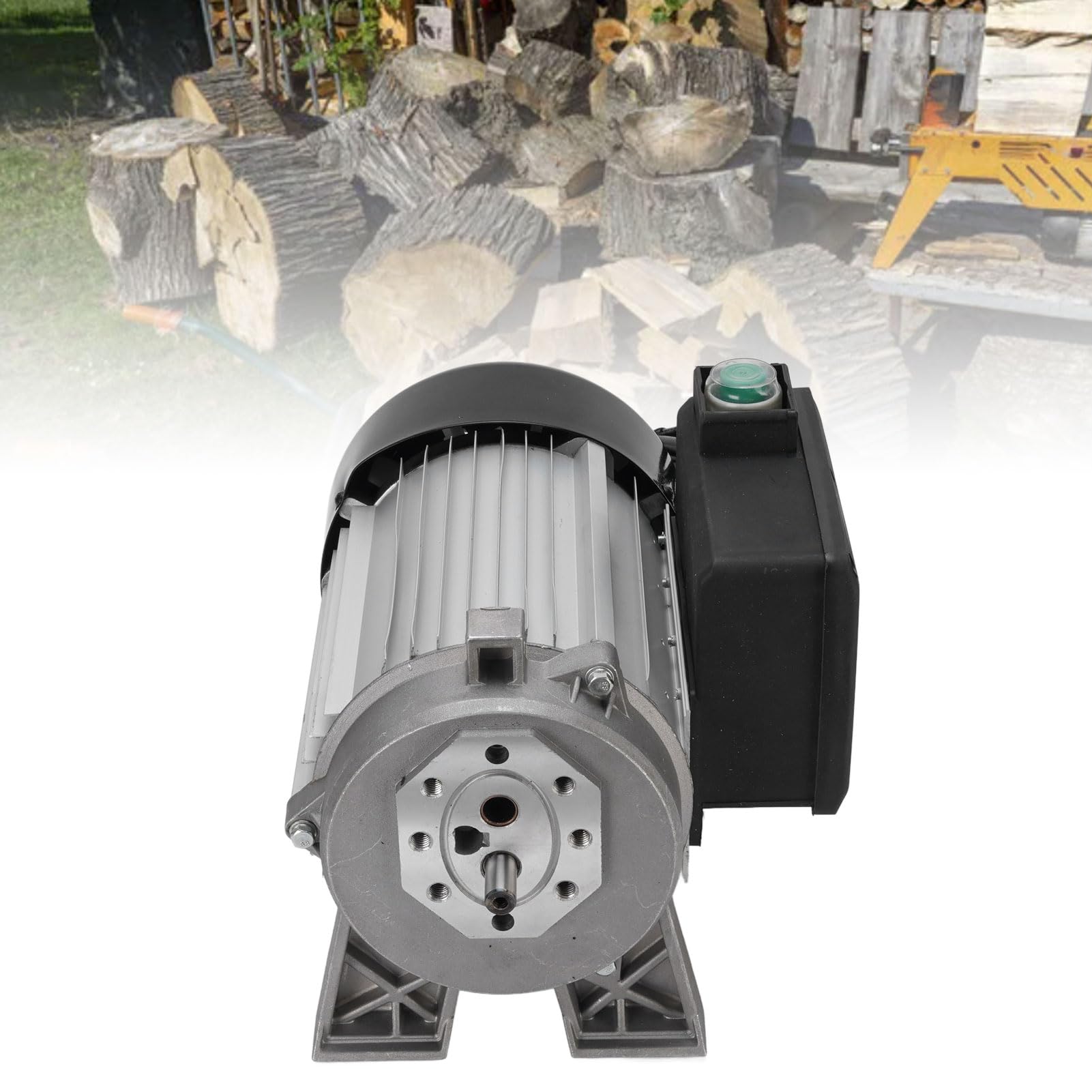Garosa Motore Spaccalegna Elettrico da 1500 W Alloggiamento in Alluminio Ad Alta Resistenza Motore Sostitutivo da 2800 Giri/min con Protezione IP54 per Spaccalegna Idraulici (Spina UE 230V)