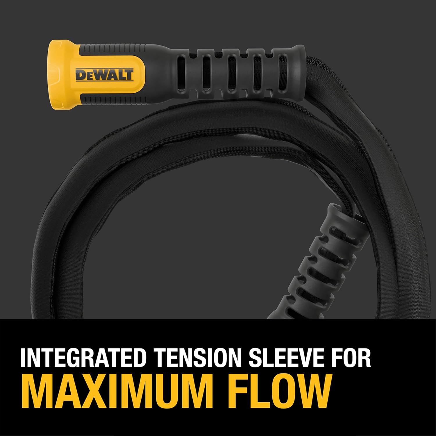 DEWALT 6 ft x 5/8 in Heavy-Duty Professional Grade Fabric Garden Hose - DXMH3306