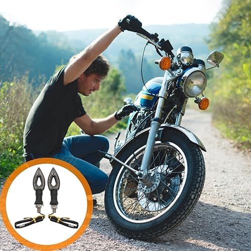 Miniatura 5 de FAVOMOTO Accesorios para Motocicletas Motocicletas Luces LED de Giro: 2 Uds. Indicadores de giro de la motocicleta Posición trasera Luz intermitente