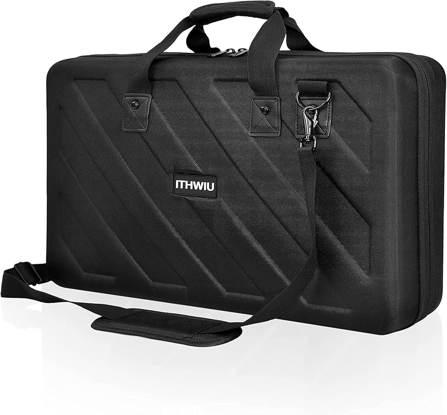 OUUTMEE Twarda torba podróżna do noszenia Pioneer, czarna 73 x 41 x 14 cm XL akcesoria torby walizka, czarny