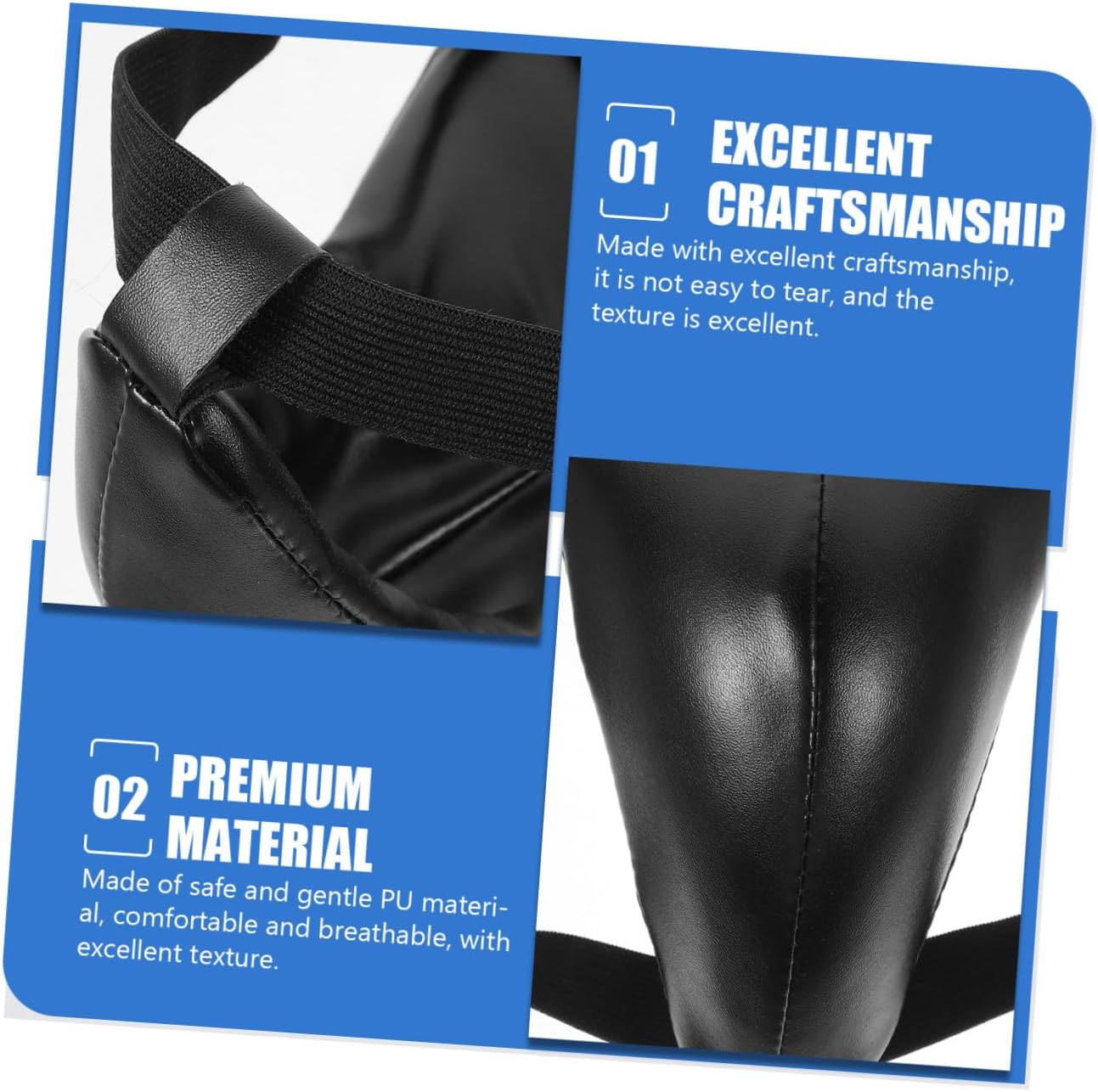 Sports Groin Guard with Integrated Crotch Protector, Breathable Professional Boxing Groin Protector for Adult and Youth Martial Arts Training, Comfortable Black L Size