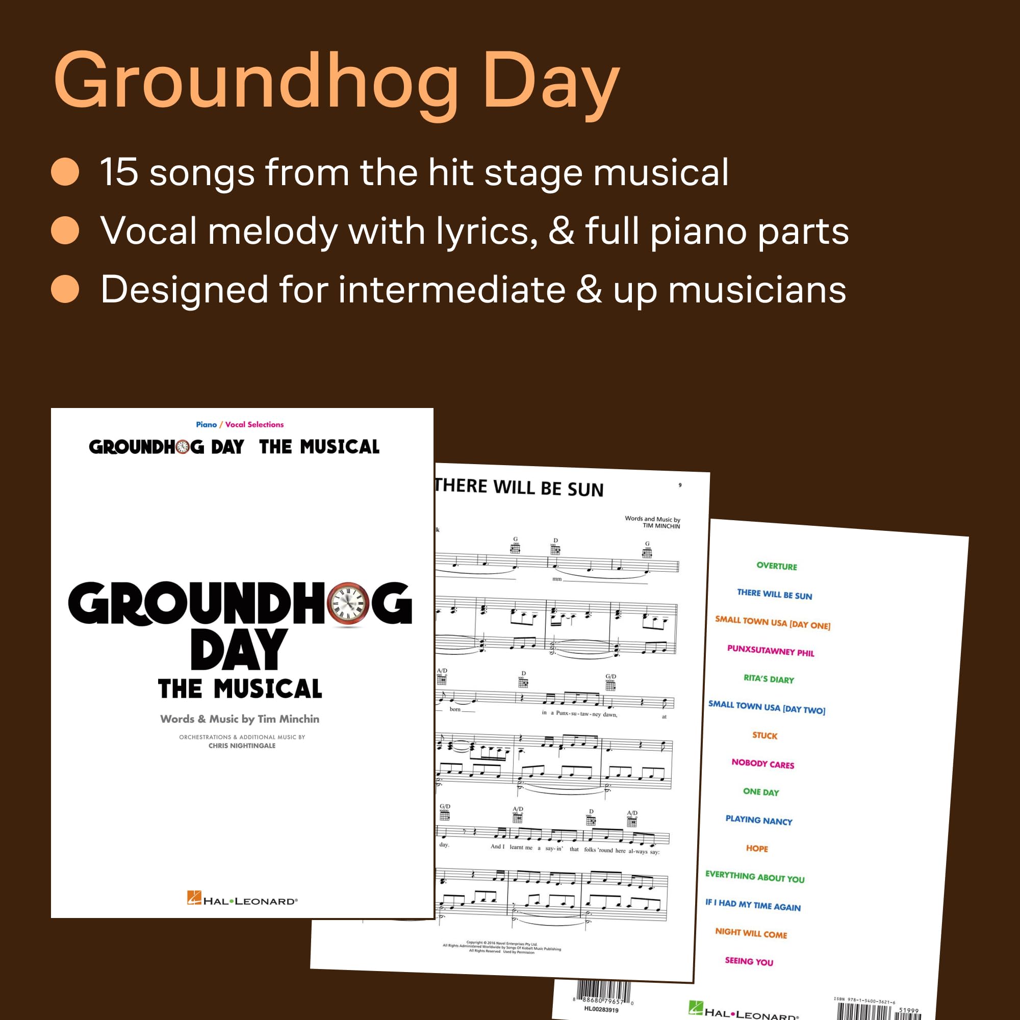 Groundhog Day: The Musical Piano/Vocal Selections