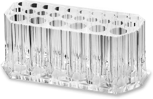 Miniatura 3 de by Alegory - Organizador de delineador de ojos de acrílico y soporte de maquillaje de belleza  26 espacios de almacenamiento para organizar lápices