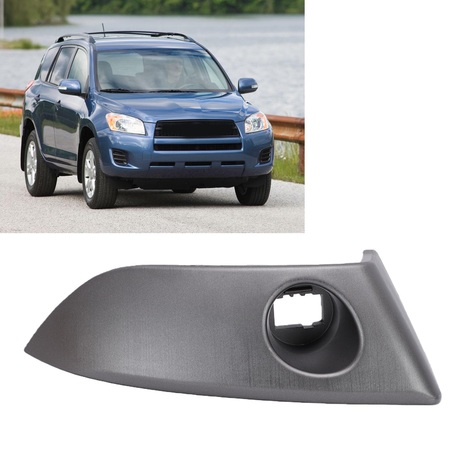 Aramox Central Dashboard Cover Strip Trim, Center Instrument Cluster Panel Trim dla RAV 4 2006-2012 OEM: 5541242060B0, 55412 42060 B0