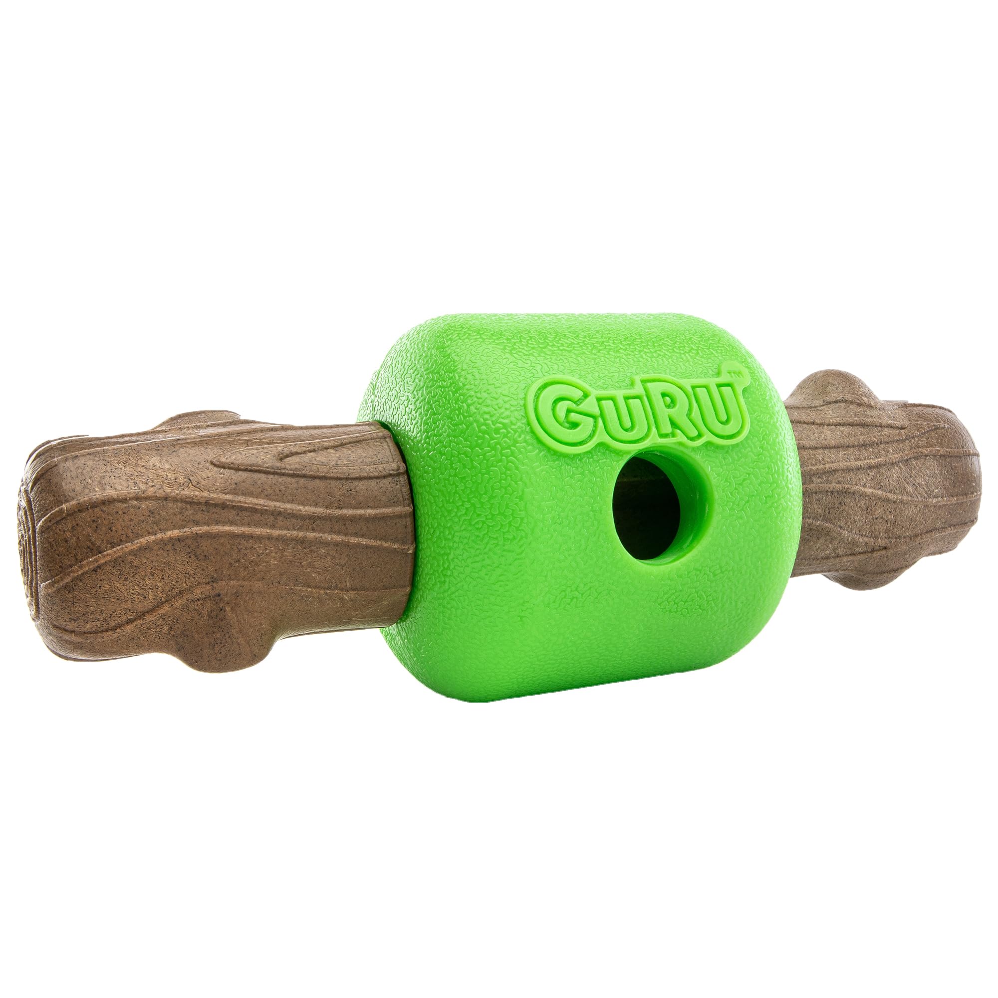 GURU Pet: Spin & Treat Stick - Large - Dog Toy, Twist Treat Dispensing, Bacon-Flavored Textured Ends, Durable Chew Toy, Dual-Function Interactive Play