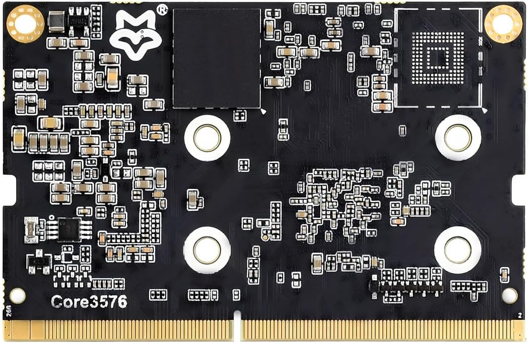 Waveshare Luckfox Core3576 Module, Rockchip RK3576 Octa-Core 2.2GHz Processor, Features A Big.Little Architecture, 6 Tops Computing Power NPU, 4GB RAM, 32GB eMMC Flash