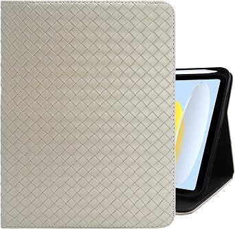 Compatible with iPad A16 11th Generation 11 Inch 2025,Compatible with 10th Generation Case 2022 Compatible with iPad 10.9 Inch Case Pencil Holder Soft Back Women Girls Cute-Cream Grey