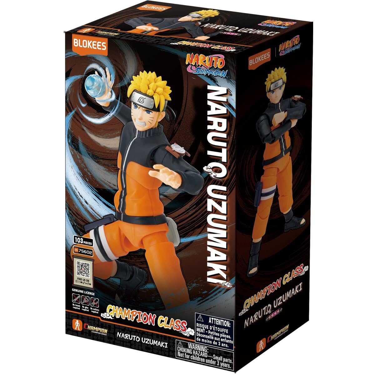 Amazon.co.jp: BLOKEES ナルト 疾風伝 NARUTO うずまき チャンピオン