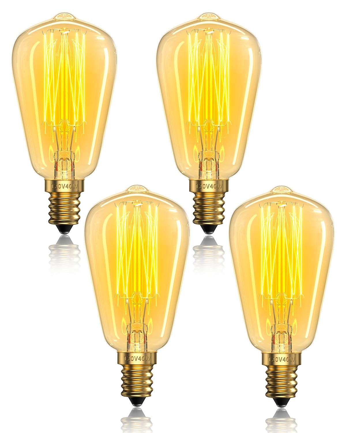 DoRight 40 Watt ST38 Bulb 4-Pack
