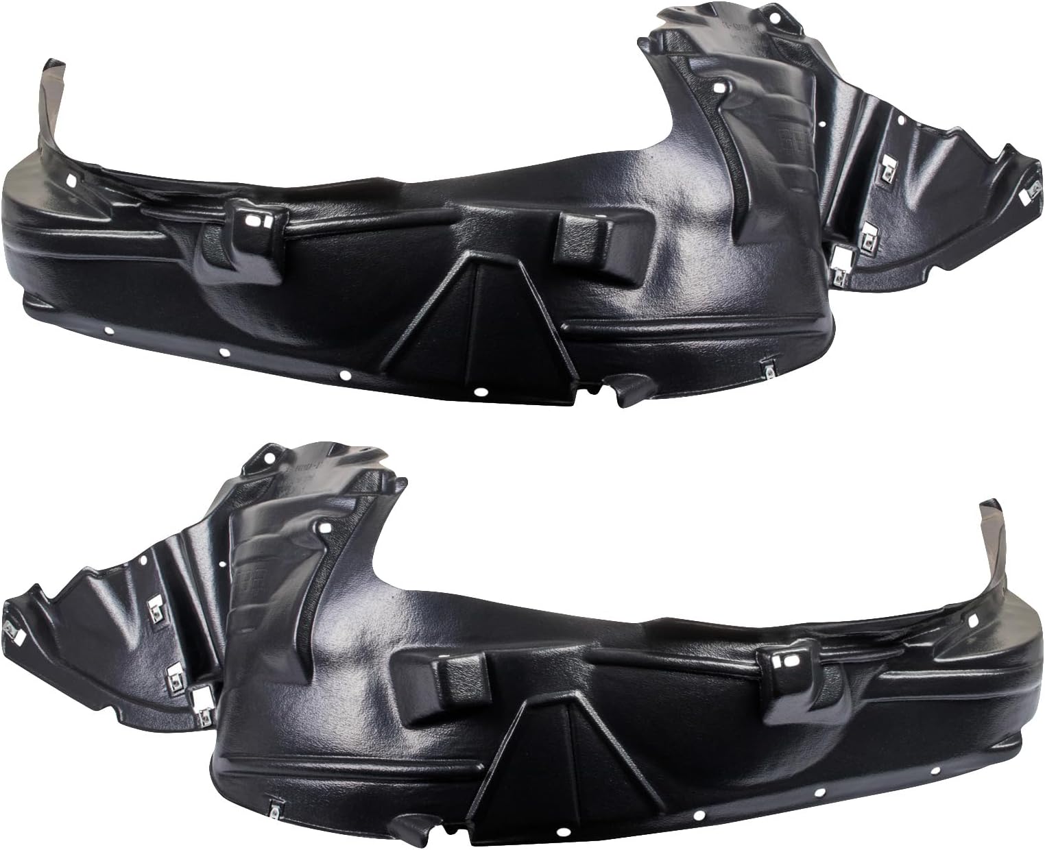 TRQ Inner Fender Liner Set Compatible with 2012 Honda Ridgeline HO1248125 HO1249156