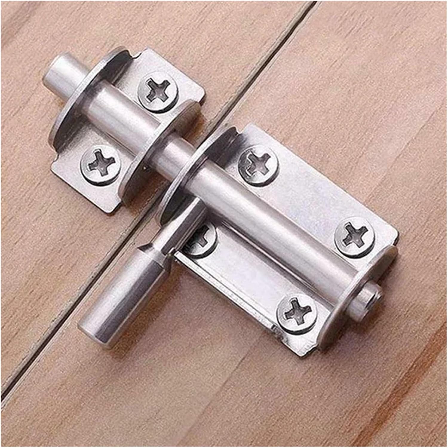 Stainless Steel Door Latch Solid Sliding Bolts Latch Hasp Home Hardware Gate Safety Toilet Door Lock