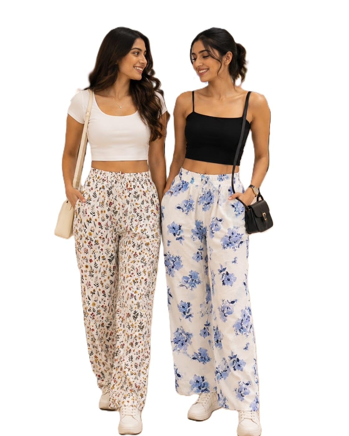 ukal Women's and Girl's Cotton Pyjama Track Pant Lower Pajama Printed Lounge Night Wear (Prints May Vary) (Combo Pack of 2)-picture-41