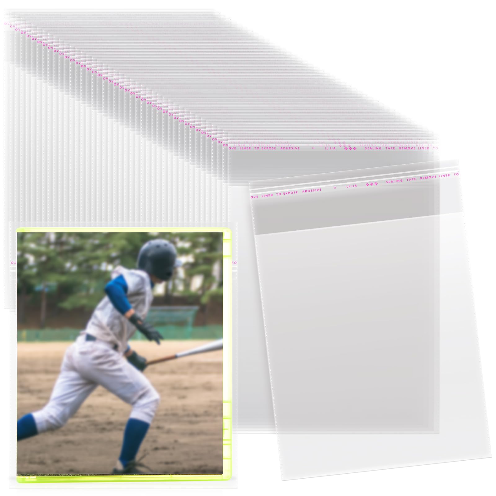 Feifeiya Lot de 100 pochettes transparentes refermables en plastique pour CD et DVD - 15,5 x 17,5 cm