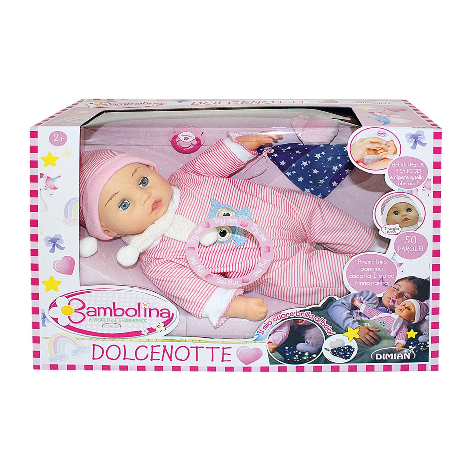 Rocco Giocattoli Dolcenotte lalka 42 cm