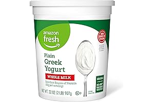 Amazon Fresh Greek Whole Milk Plain Yogurt