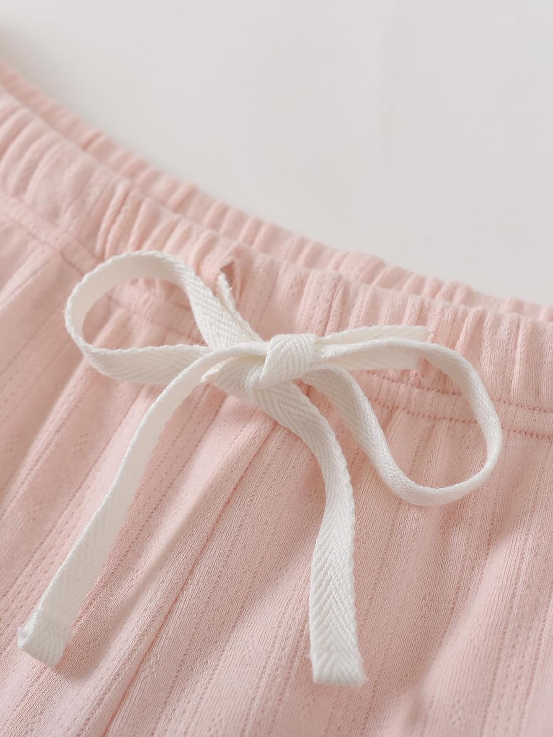 Women's Petite Pajama Pants Pointelle Knit Pj Bottoms