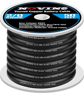 2/0 Gauge Battery Cable 2/0 AWG Marine Grade Wire Power Welding Cable