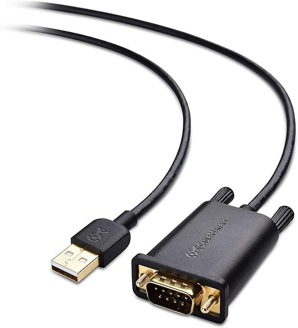 Cable Matters USB to Serial Adapter Cable (USB to RS232, USB to DB9) - 0.9m
