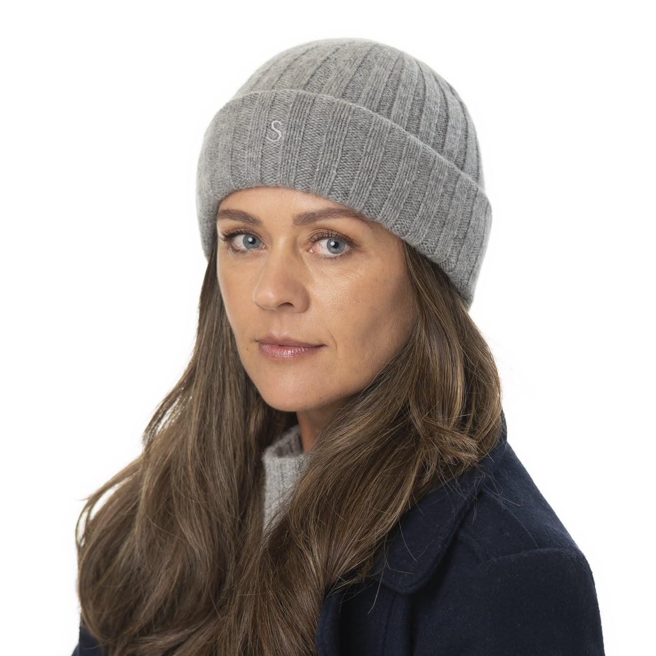 Stetson Surth Cashmere Knit Hat Women/Men Anthracite One Size