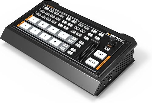 Miniatura 8 de AVMATRIX HVS0403U Multi Formato Video Mezclador Switcher 2XHDMI 2XSDI Entradas Salida USB Transmisión en vivo en tiempo real Producción de cámaras