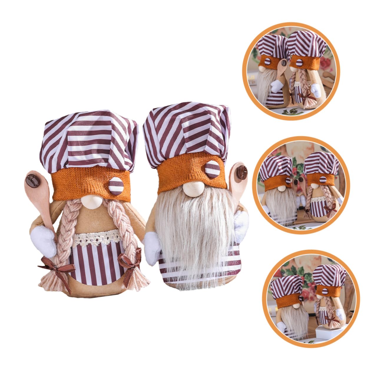 MAGICLULU 2 Pezzi Del Decorativi Doll per Decorazione Festiva e Atmosfera Accogliente per Caffetterie e Cucine