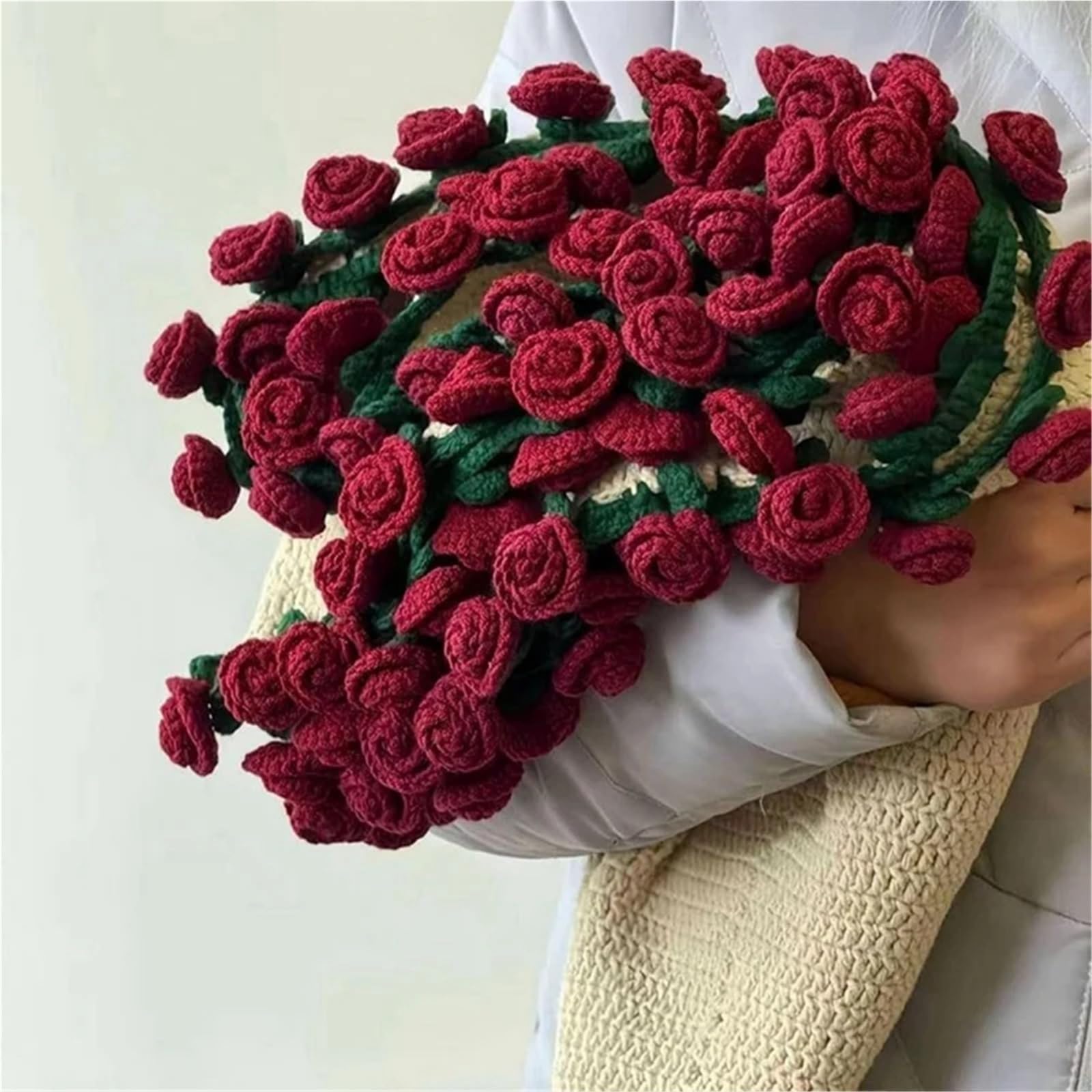 Amazon｜花束になるブランケット 110cm かぎ針編みのブーケ