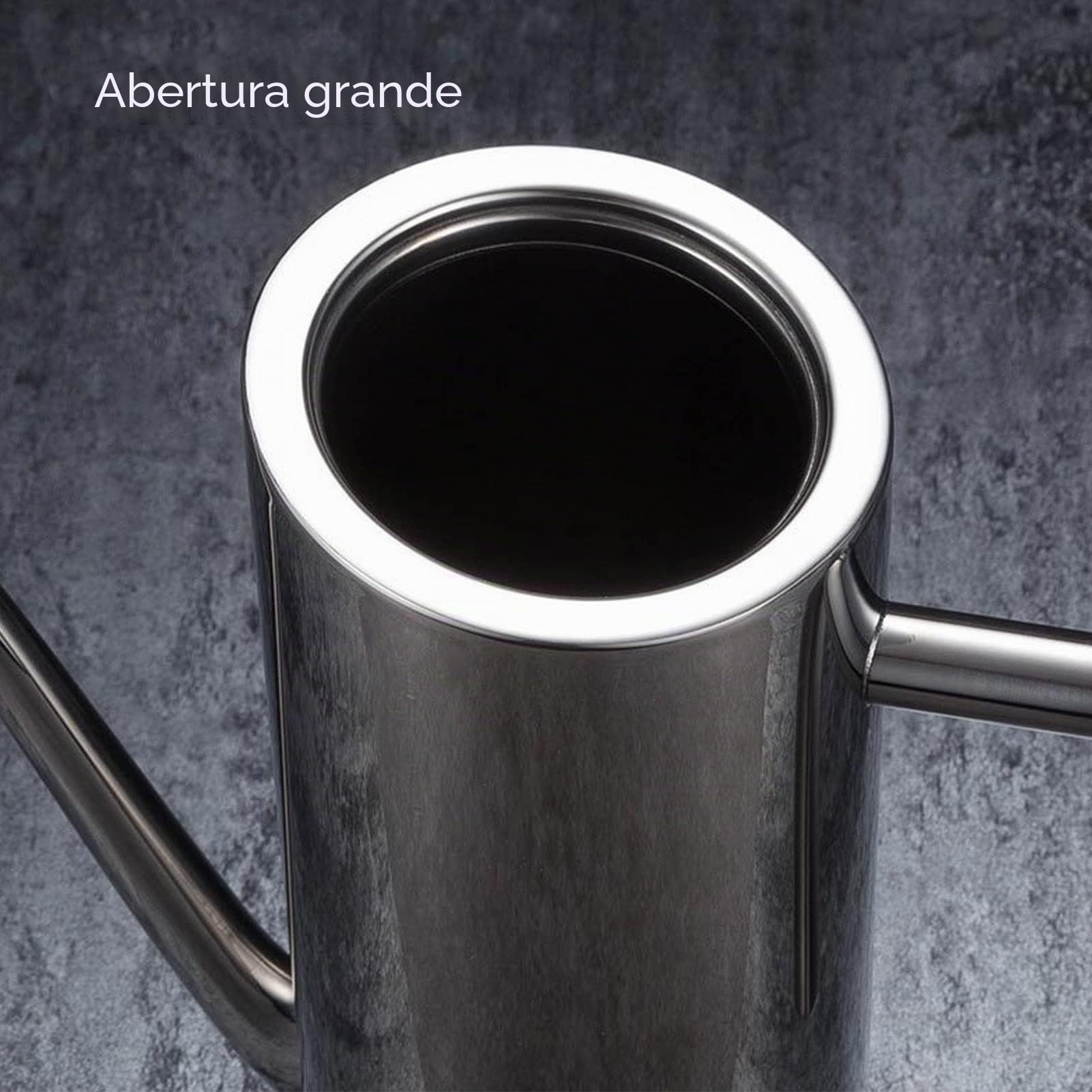 Haofy Olla de Aceite de Acero Inoxidable 304, Grande, Pulido Espejo, a Prueba de Goteo, Cantidad de Aceite Visible, para Vinagre, Aceite Comestible, Aderezo para Ensaladas, té con