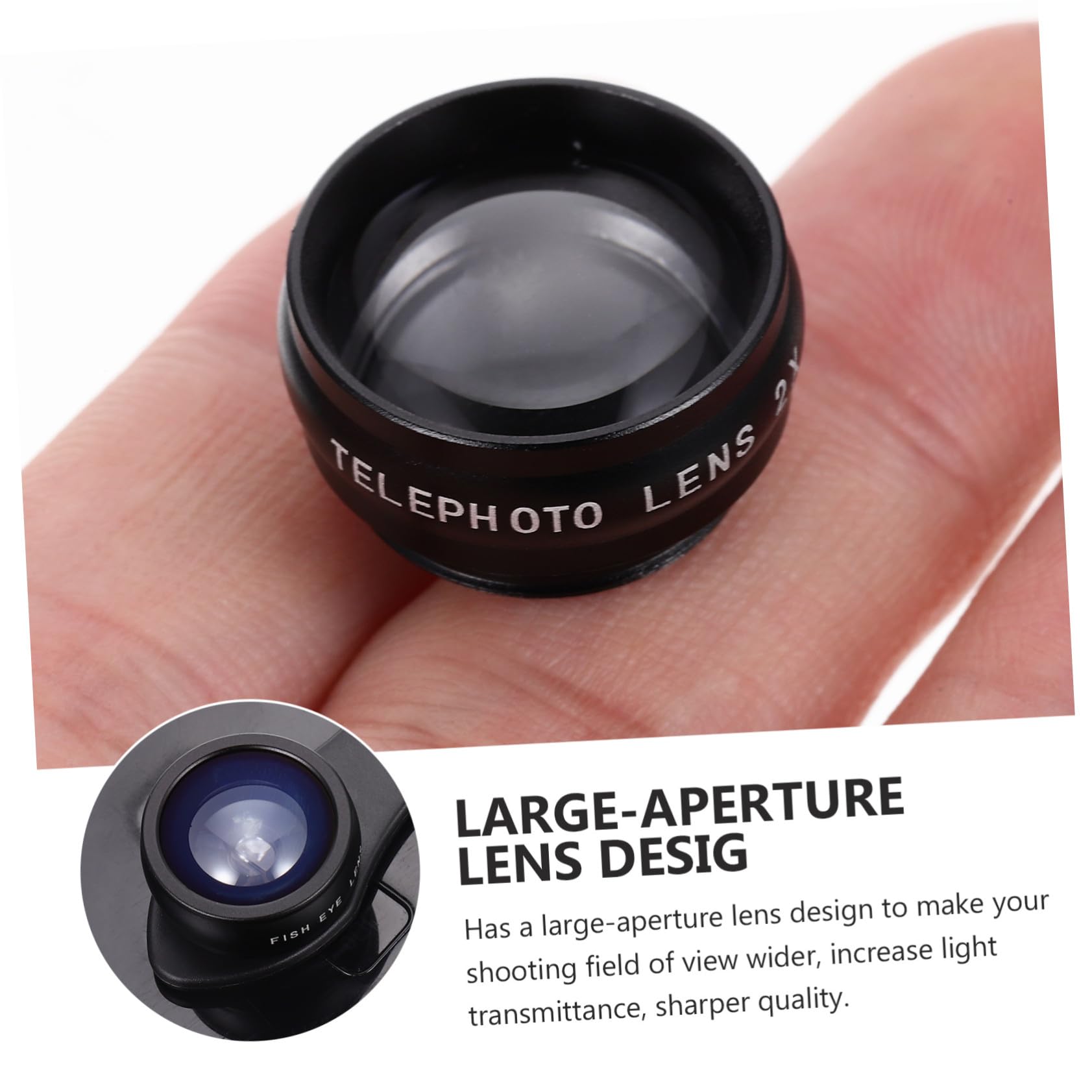 Cabilock Kit de Lentes para Móvil con Clip Incluye Lente Macro Gran y Efectos Especiales Fácil Instalación Resistente al Agua y Grasa Compatible Mayoría de Smartphones