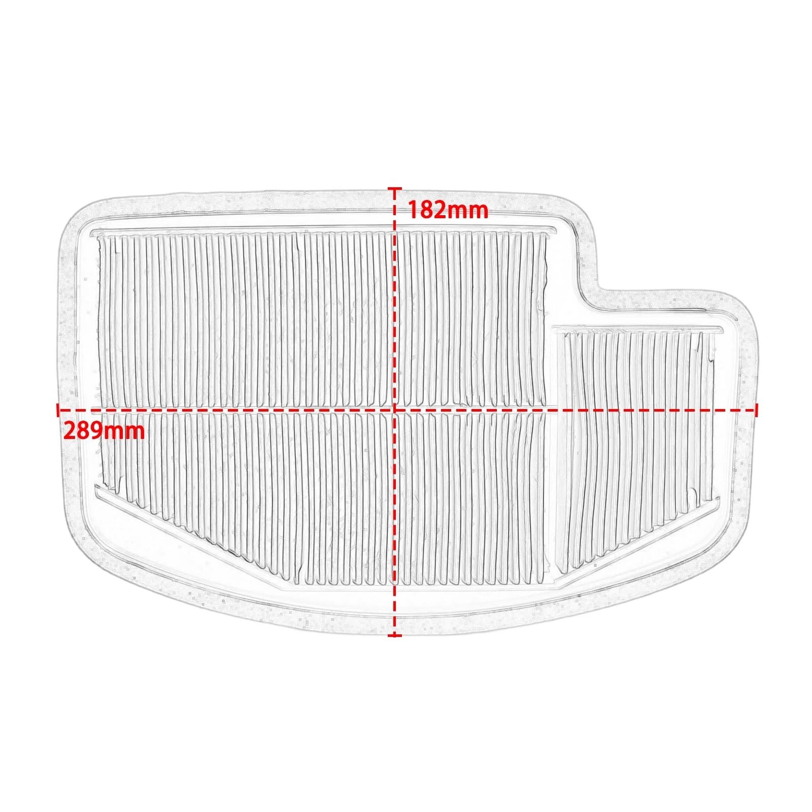 Filtro Aire Motocicleta Accesorios para Motocicleta, Elemento De Filtro De Aire, Limpiador para Admisión De Aire del Motor para Triumph Speed Triple 1200 T2205748
