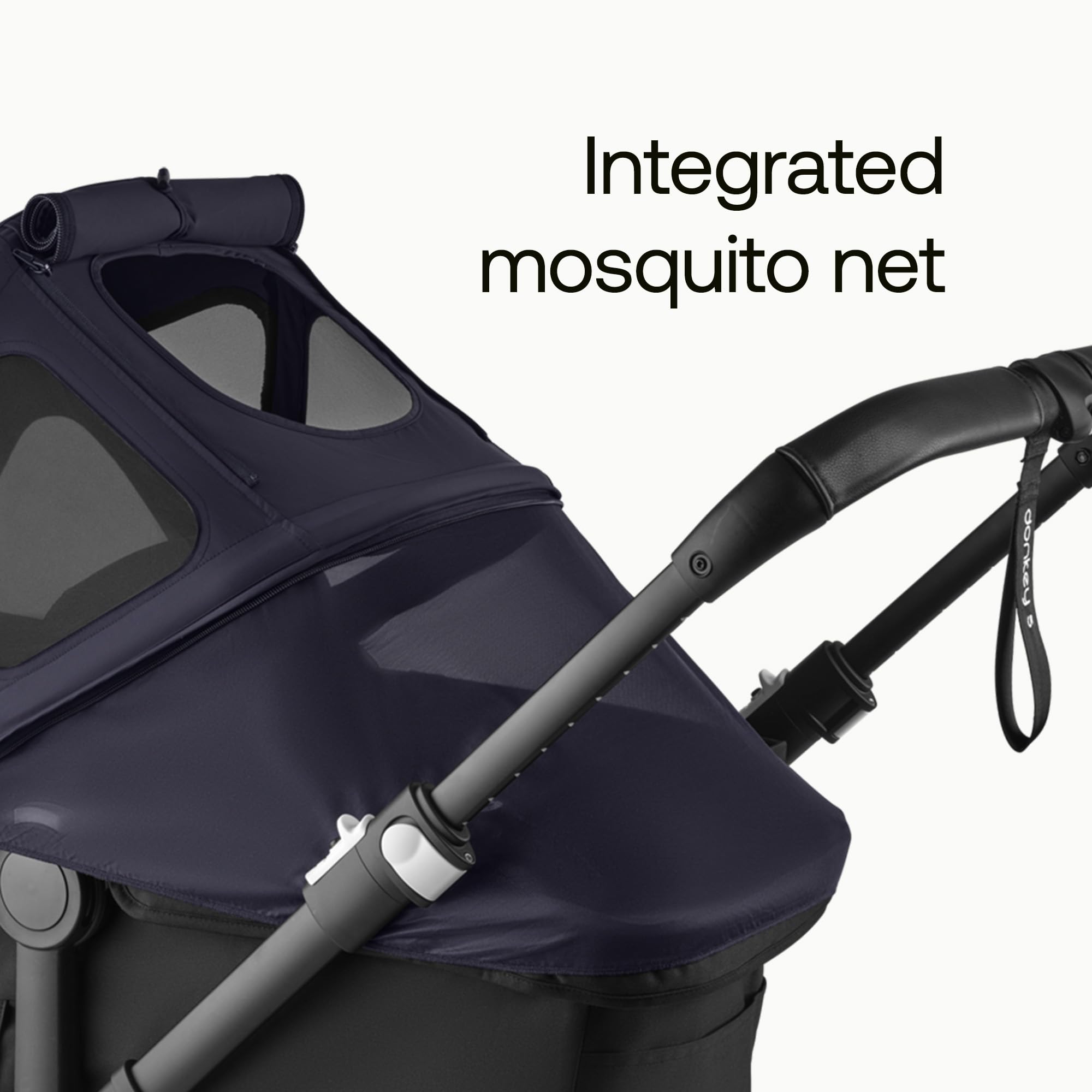Bugaboo Donkey Breezy Sun Canopy, Extendable for Extra Coverage and Optimal Sun Protection, Water Repellent - Image 4