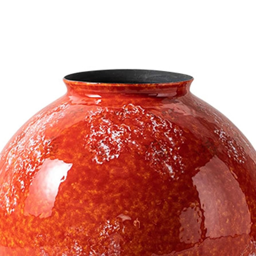 陶器 花瓶 Amazon.co.jp: XLWLLNJ 赤い陶器の花瓶 - シックなホーム