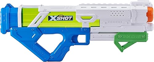 Miniatura 2 de XShot Water Warfare Epic - Pistola de agua de llenado rápido por ZURU (embalaje personalizado), grande, azul