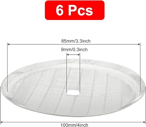 Miniatura 2 de 6 filtros de repuesto para prensa francesa, pantalla de malla de acero inoxidable, filtros para cafeteras de prensa francesa para máquinas de té de
