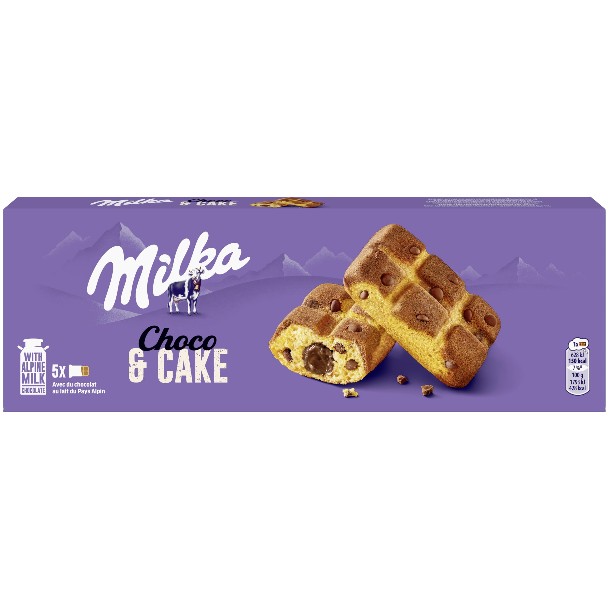 Pack of 16 Milka Cake and Choc 175 g