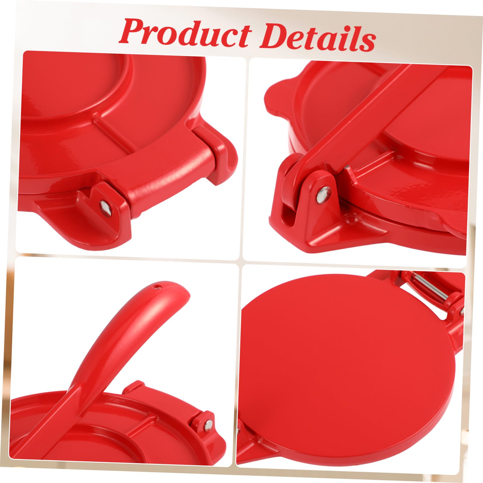 Presse Usage Ronde en Rouge Professionnel Pâte pour Aluminium