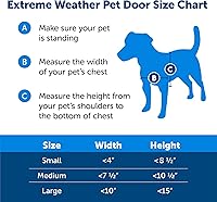 Vista 16 de PetSafe Puerta de aluminio para mascotas para clima extremo, grande