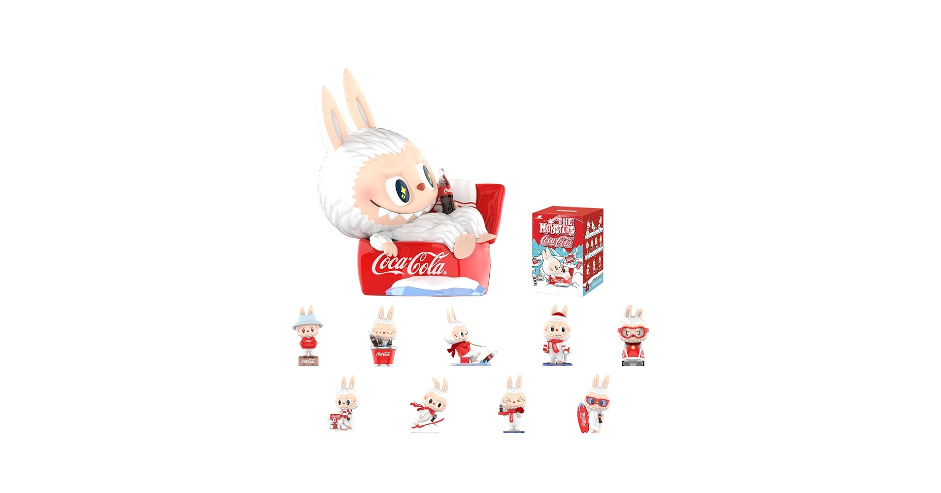 その他 Coca-Cola THE MONSTERS 1box THE MONSTERS COCA-COLA SERIES-Vinyl Face Blind Box - SEALED
