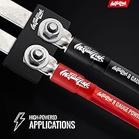 Vista 3 de Install Link Cable de alimentación de calibre 8, cobre OFC puro (25 pies x 2 bobinas = 50 pies)